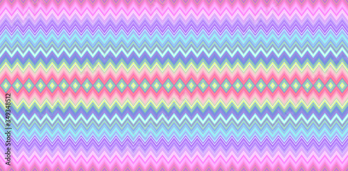 holographic chevron zigzag pattern background. holography neon.