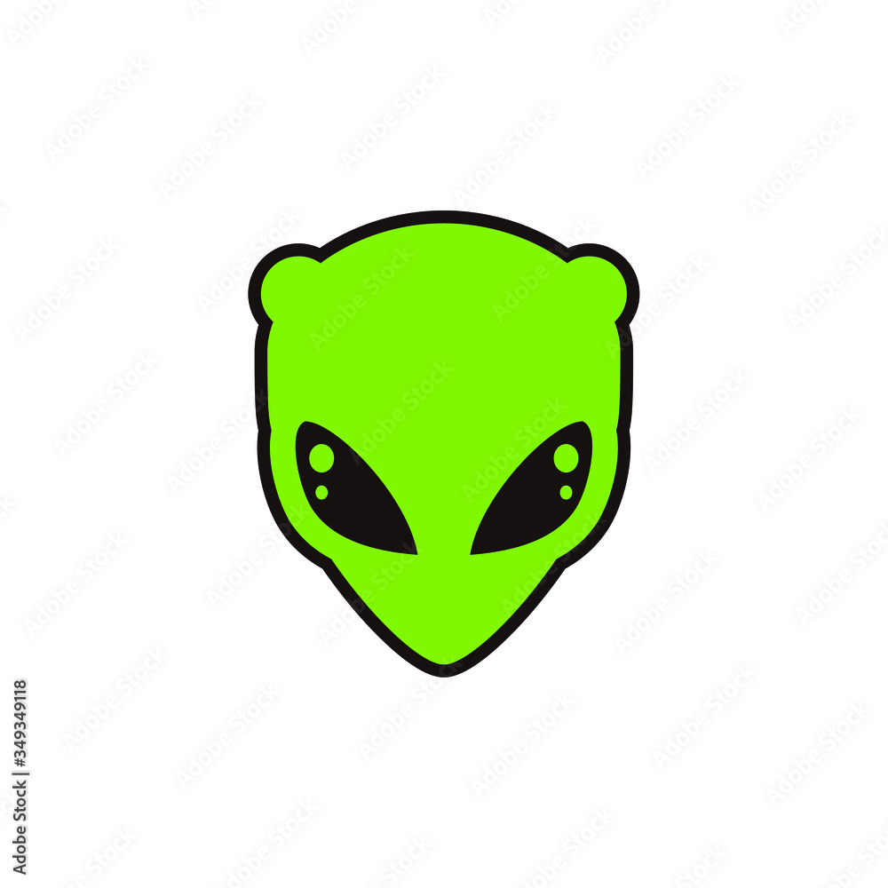 Naklejka premium Alien Icon