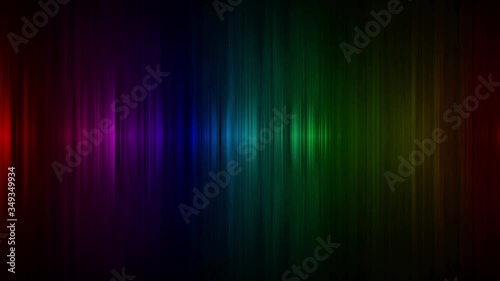 Loopable sound wave music animation colorful aurora spectrum rainbow animation 4k 60fps