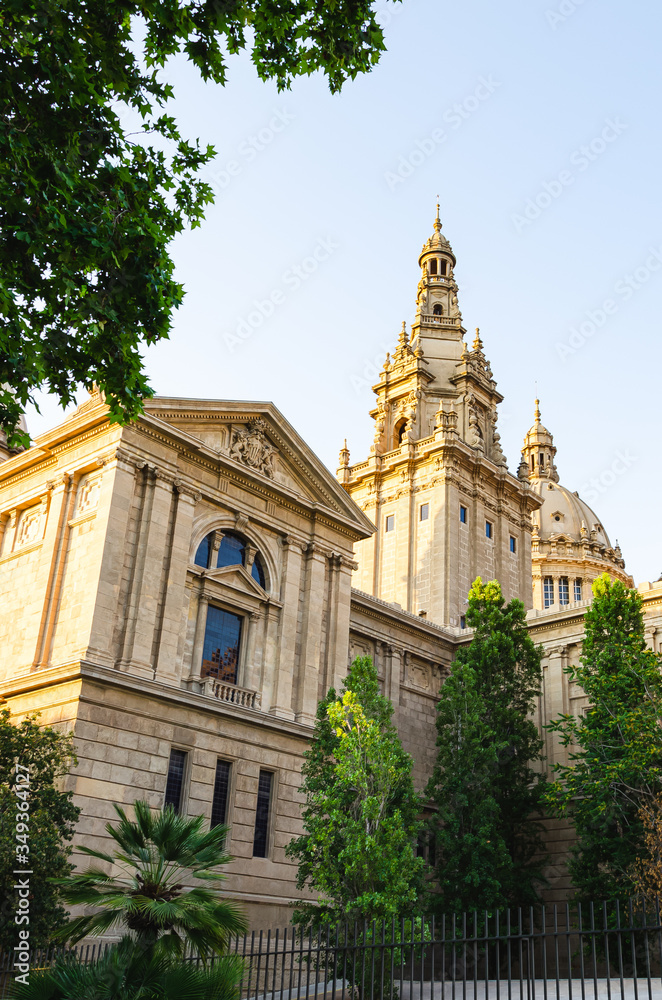 National Museum in Barcelona, on Montjuic hill