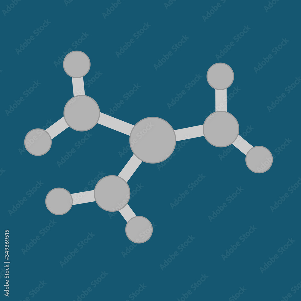 complex molecule on a dark background complex molecule on a dark background