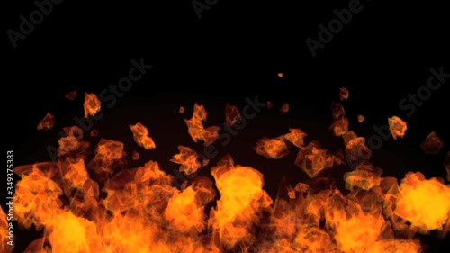 Fire Flames Burning Alpha Channel