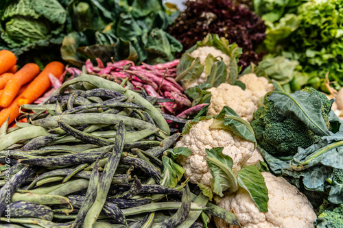 vegetables on the market