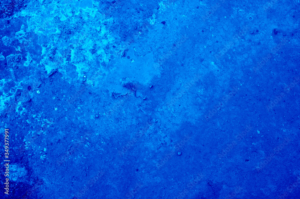 background with rust. surface of rusty metal. rusty iron texture. toned classic blue color trend 2020 year