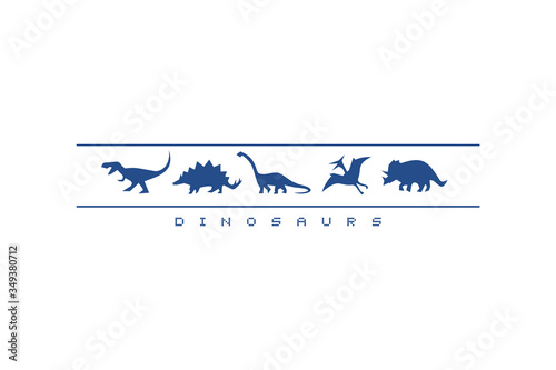 dinosaurs symbols design