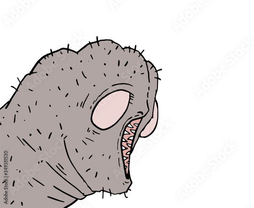 Creative design of ugly monster