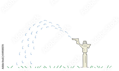 Design of water sprinkler system