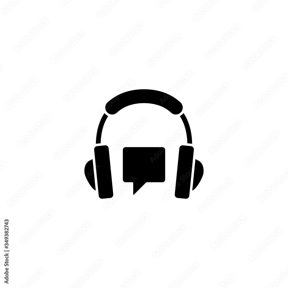 support service icon, hotline customer advice, call center help icon in black flat design on white background support service icon, hotline customer advice, call center help icon in black flat design on white background