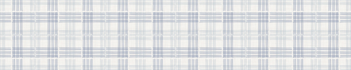 Handdoek met foto Landelijke stijl patronen Blauwe geweven linnenrand landelijke keuken  © Limolida Studio