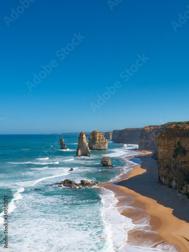 Twelve Apostles on sunny day great ocean road melbourne