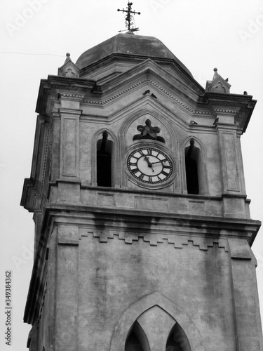 Campanario de Iglesia B&W