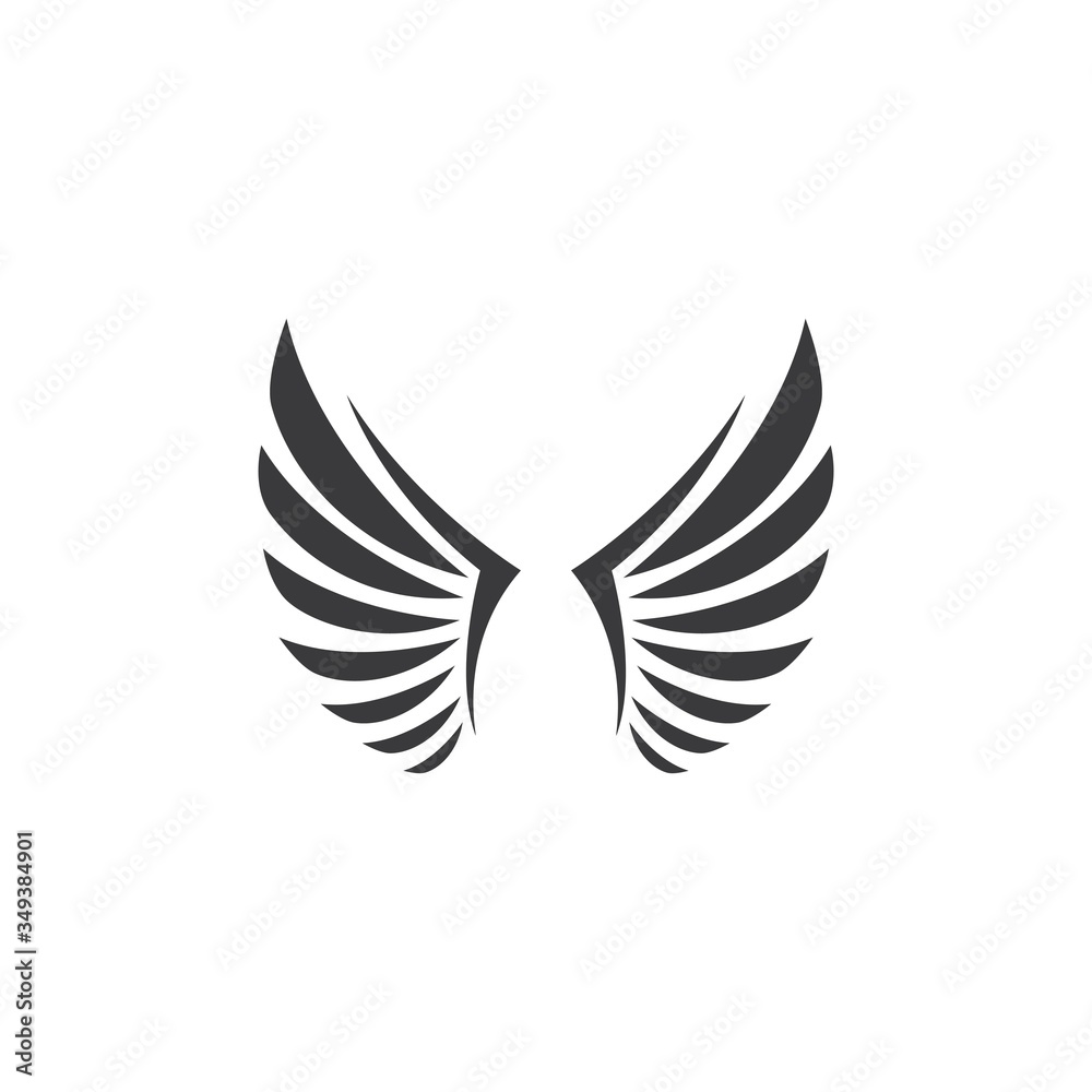 Wing logo and symbol Wing logo and symbol