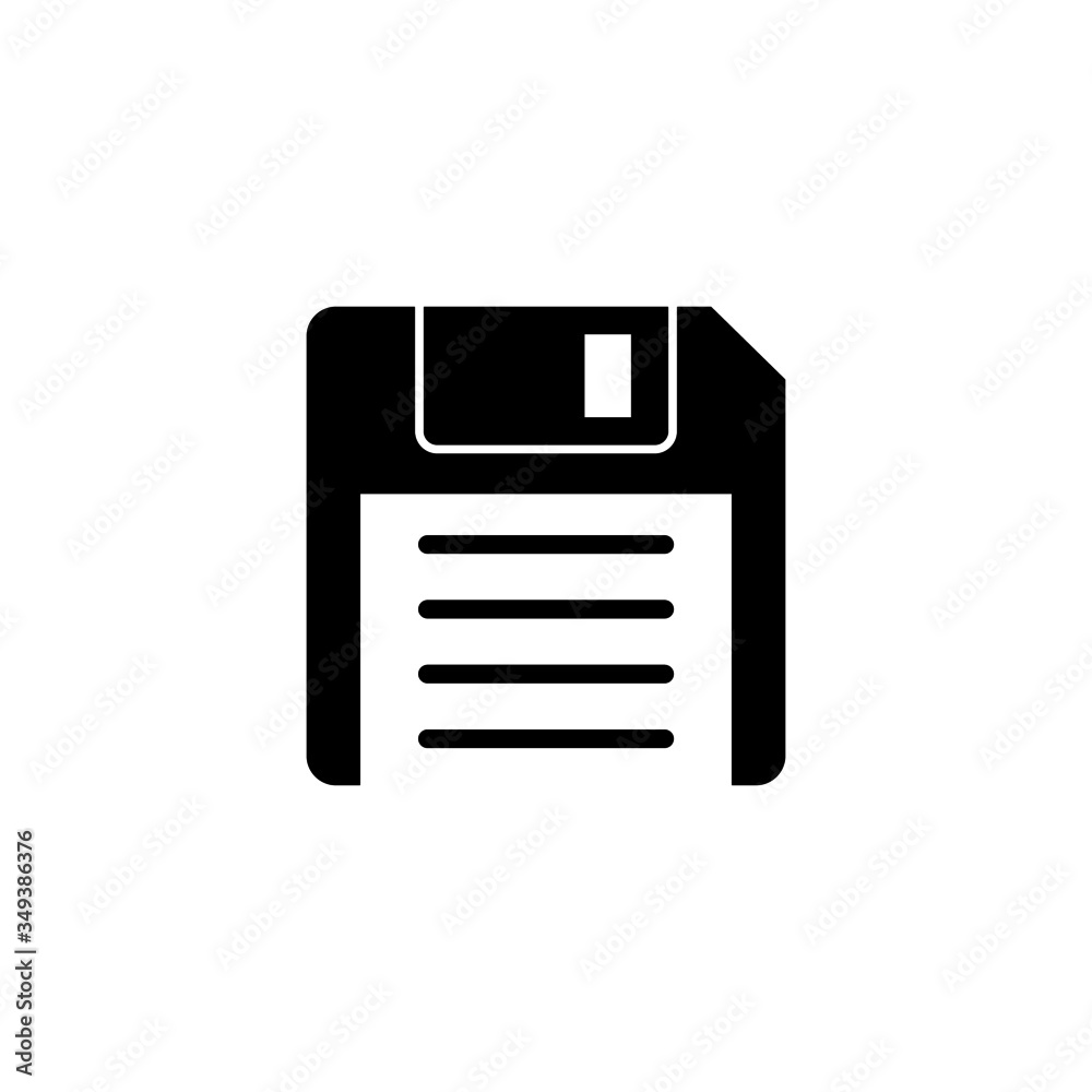 Floppy disk or save icon template in black flat design on white background, Floppy disk symbol vector sign isolated on white background illustration for graphic and web design Floppy disk or save icon template in black flat design on white background, Floppy disk symbol vector sign isolated on white background illustration for graphic and web design