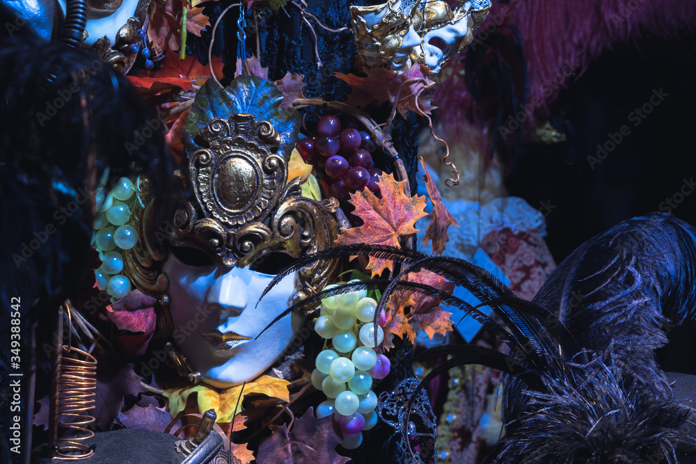 beautiful venetian masks exposed for selling beautiful venetian masks exposed for selling