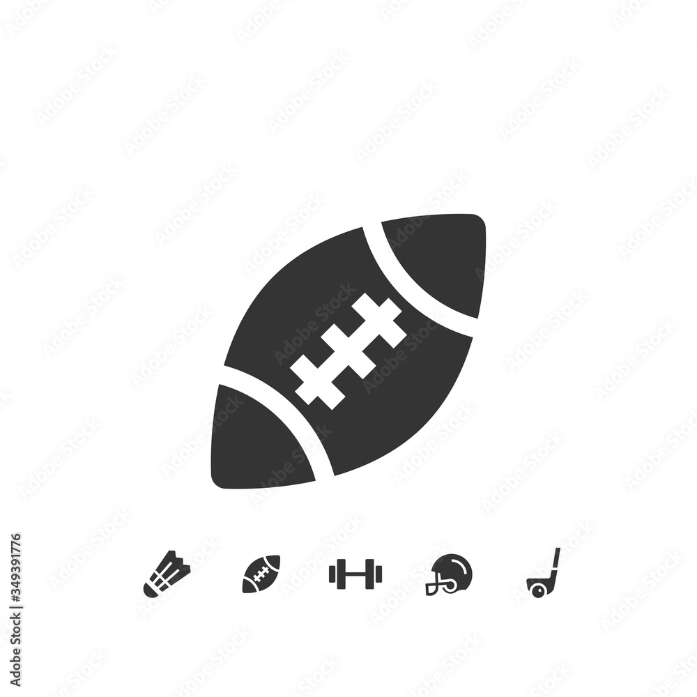 american football ball icon vector illustration design american football ball icon vector illustration design