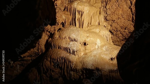 Picturesque view of Koneprusy caves in Czech Republic photo