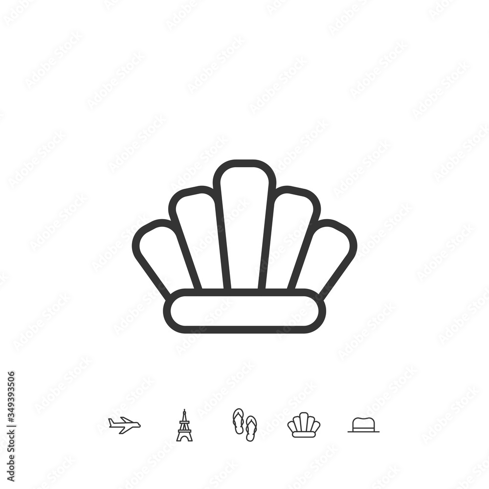 sea shell icon vector illustration design sea shell icon vector illustration design