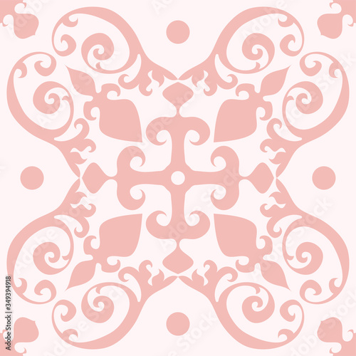 Cute Tile Vector Pattern Seamless
