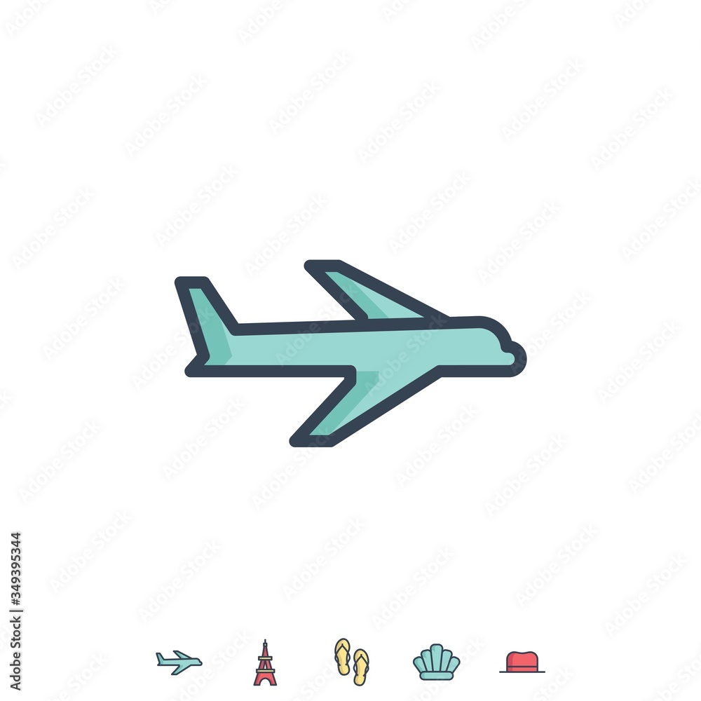 plane icon vector illustration design