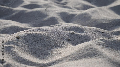 texture of sand in slow motion, 60 fps
