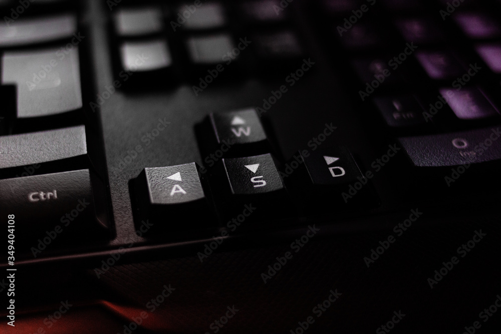 WASD Teclado gamer de juegos de PC computadora WASD Teclado gamer de juegos de PC computadora
