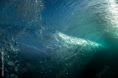 Underwater wave vortex, Sydney Australia © Gary
