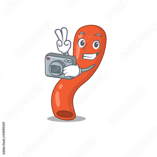 a professional photographer appendix cartoon picture working with camera