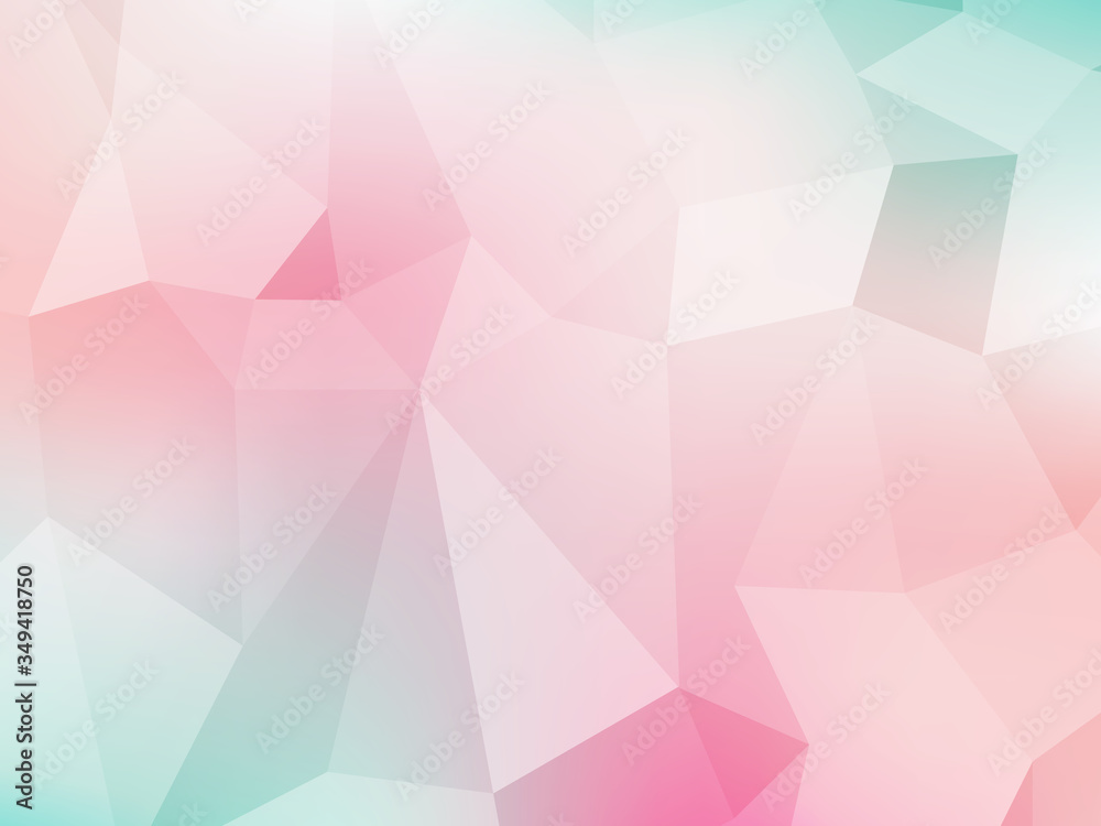 Obraz premium Abstract geometric or isometric polygon or low poly vector technology business concept background.