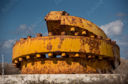 Sculptural Park of Punta Sur, Isla Mujeres, Mexico,
Inaugurated in 2001, international plastic artists from all over the world donate the sample of modern art to the touristic place photo