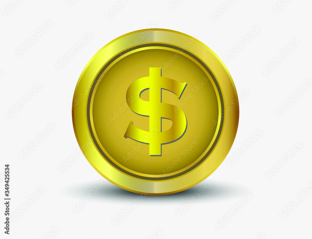 golden dollar sign
