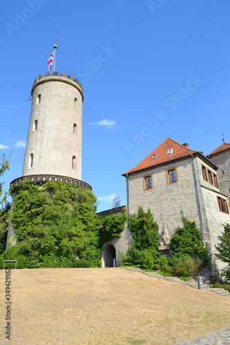 GERMANY,BIELEFELD-AUGUST 10, 2018: Residence of the count and ancient castle of Sparrenburg