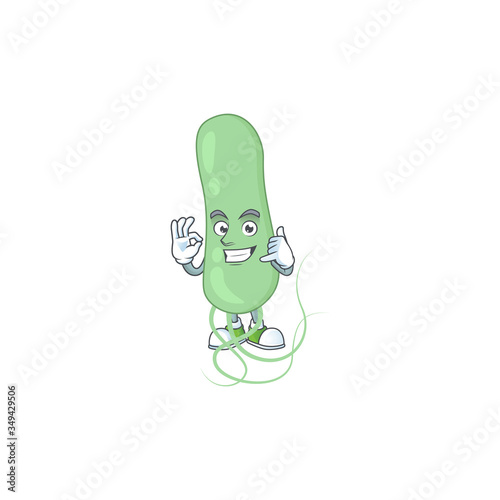 cartoon picture of aquificae make a call gesture