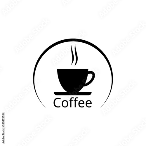 Coffee Cup icon isolated on white background