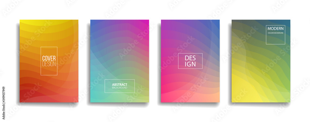 bright gradient color abstract line pattern background cover design. modern background design with trendy and vivid vibrant rainbow color. blue violet red orange green placard poster cover template. bright gradient color abstract line pattern background cover design. modern background design with trendy and vivid vibrant rainbow color. blue violet red orange green placard poster cover template.