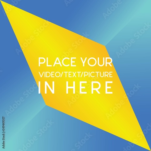 Cover Design with geometric shape and gradient color