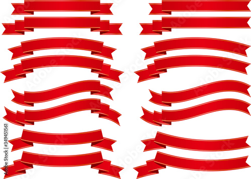 リボンのイラスト素材集