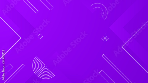Background violet geometric . Elegant graphic geometric violet background square circle dot line digital vibrant gradient wallpaper colorful vector modern texture blurry smooth glow abstract web map.