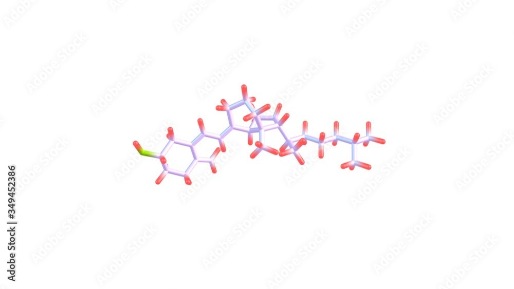 Vitamin D molecule rotating video full HD Vitamin D molecule rotating video full HD