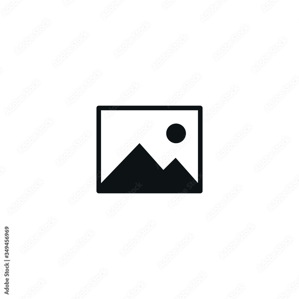 Picture vector icon, image symbol. Modern, simple flat sign for website or mobile app Picture vector icon, image symbol. Modern, simple flat sign for website or mobile app
