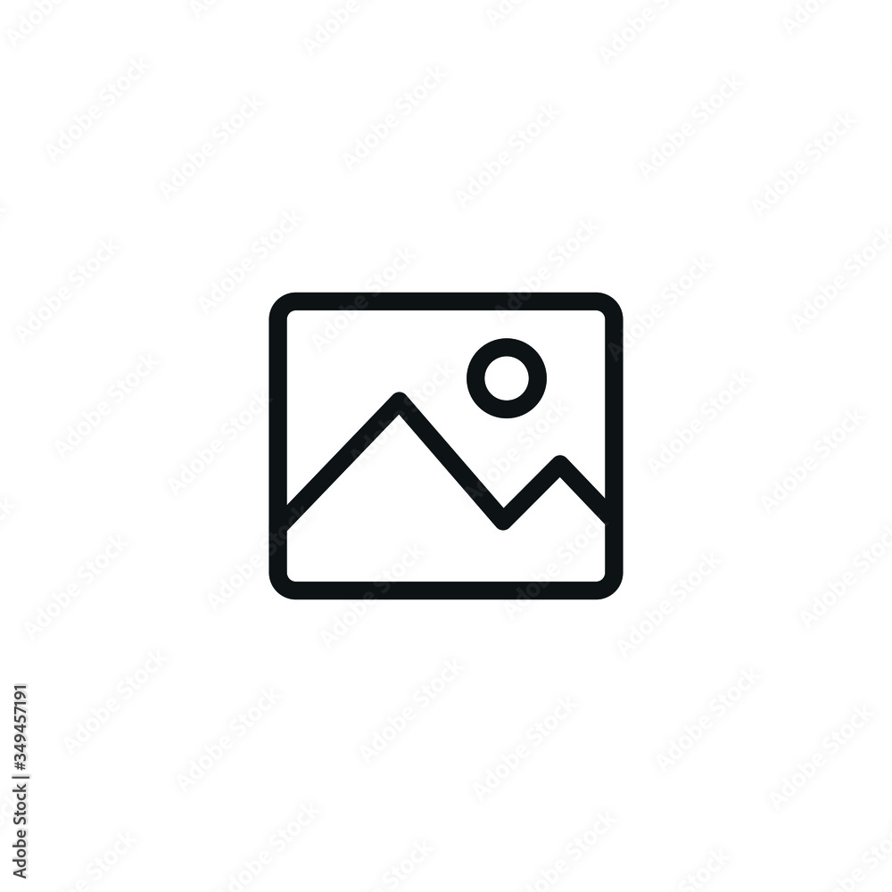 Picture vector icon, image symbol. Modern, simple flat sign for website or mobile app Picture vector icon, image symbol. Modern, simple flat sign for website or mobile app
