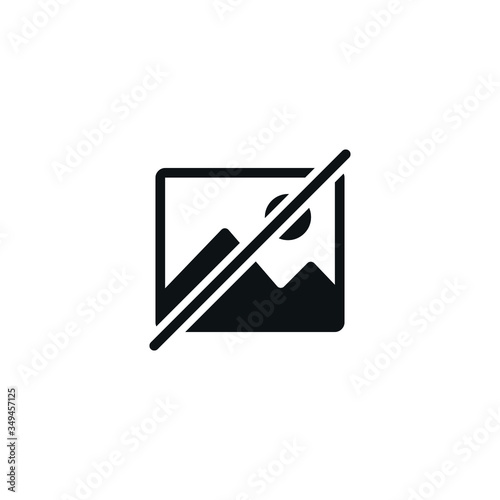 Picture vector icon, no image symbol. Picture coming soon. No photo available. Missing image sign or no picture for web site or mobile app