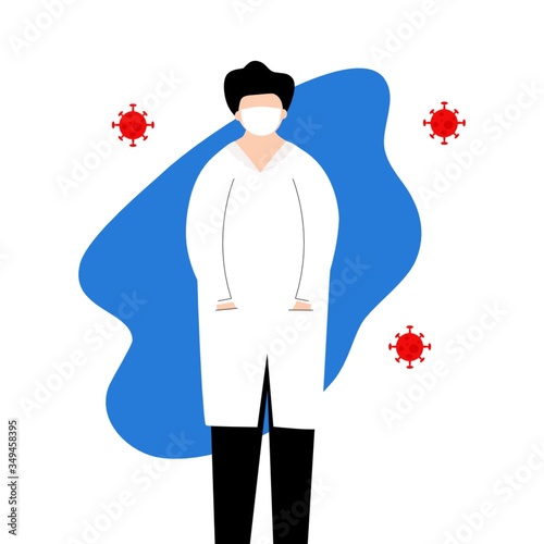 Doctor wearing mask