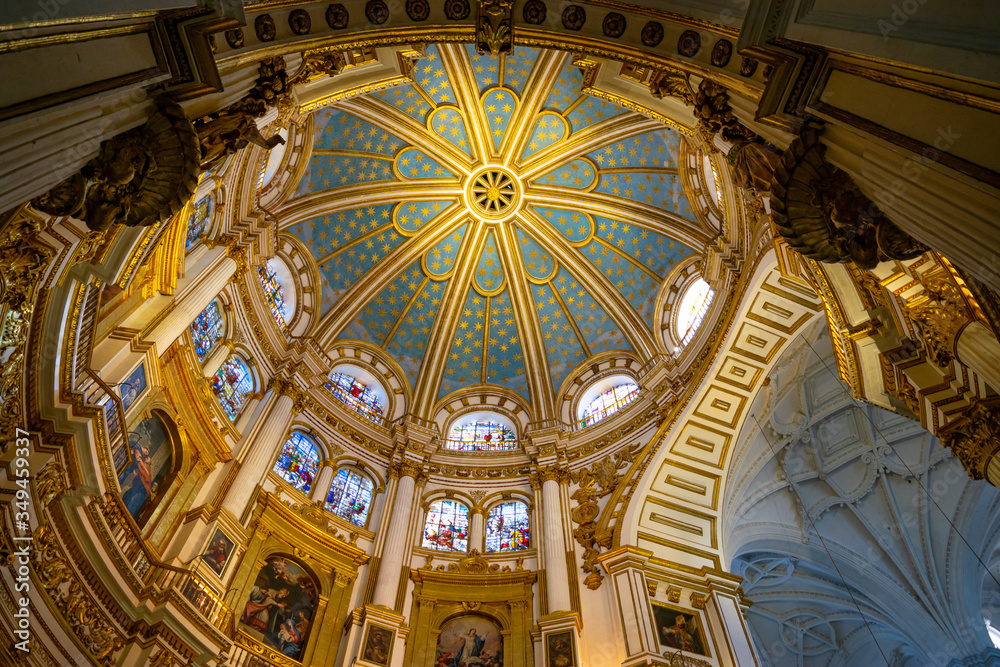 interior Granada Cathedral Spain