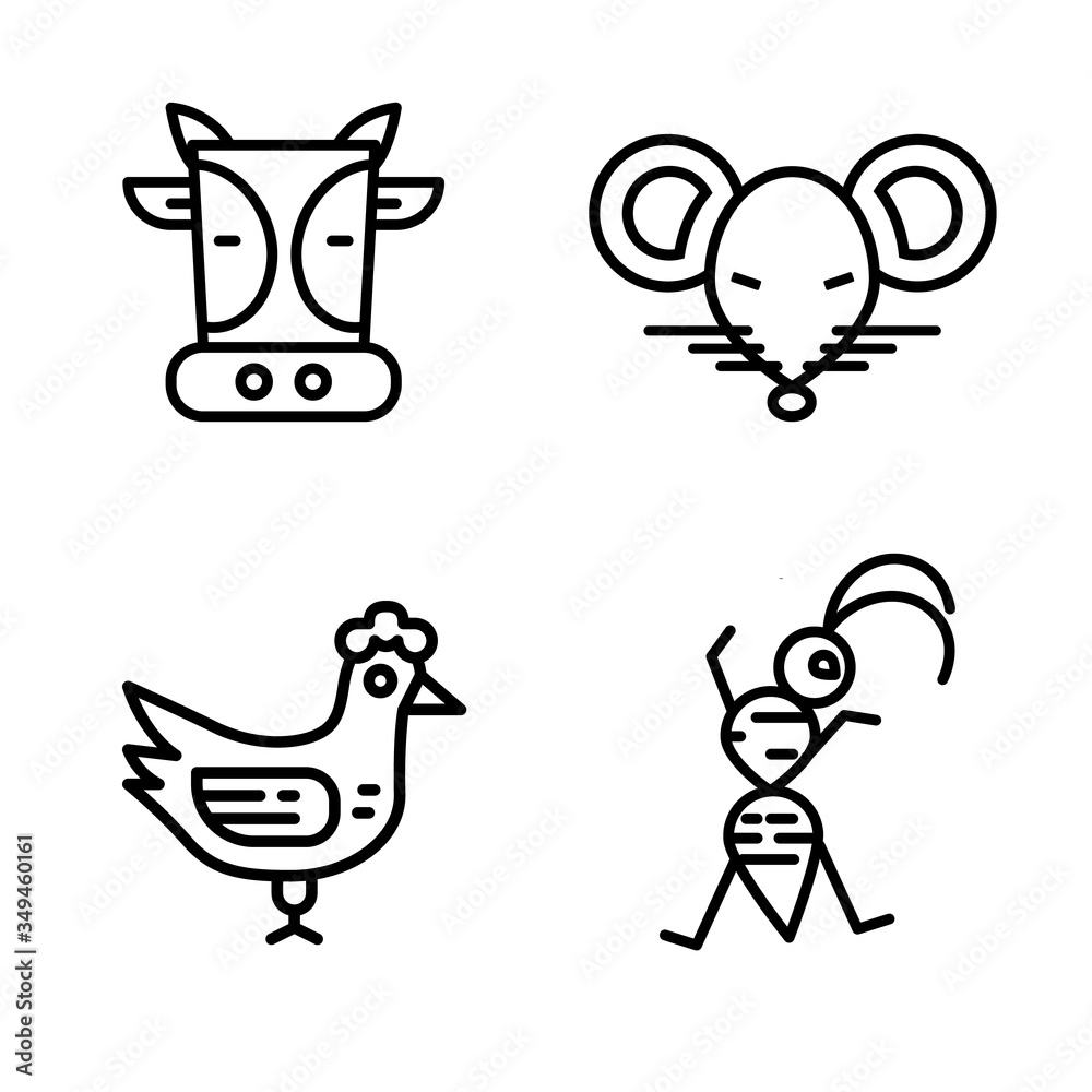 Animals icon set vector Animals icon set vector