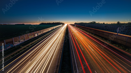 Lichter der Autobahn