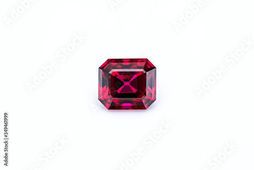 Red Gemstones Isolated