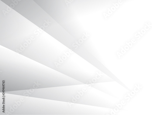Grey geometric technology background with gear shape. Vector abstract graphic design