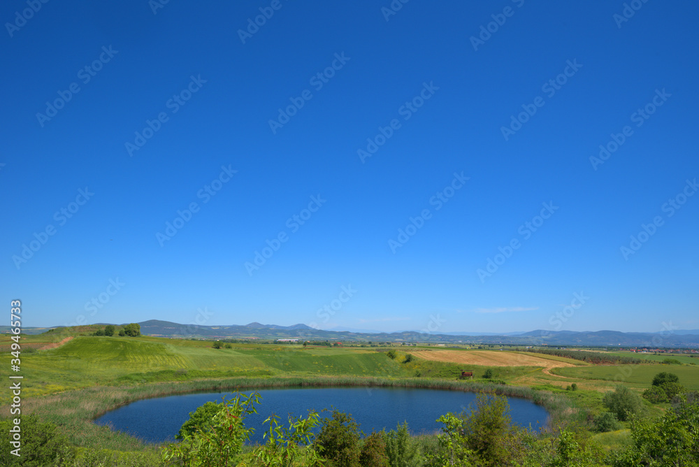 lakes created by meteorite fall ,Twin lakes Zerelia or Zirelia are two circular lakes, located 4 km southwest of the city of Almyros in Greece, at an altitude of 130 meters from the sea. lakes created by meteorite fall ,Twin lakes Zerelia or Zirelia are two circular lakes, located 4 km southwest of the city of Almyros in Greece, at an altitude of 130 meters from the sea.