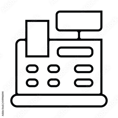 cash box icon vector illustration
