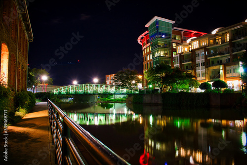 Modern Riverside Buildings in Downtown Greenville, SC